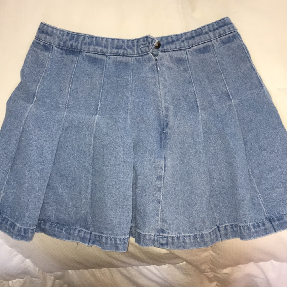 jean skirt